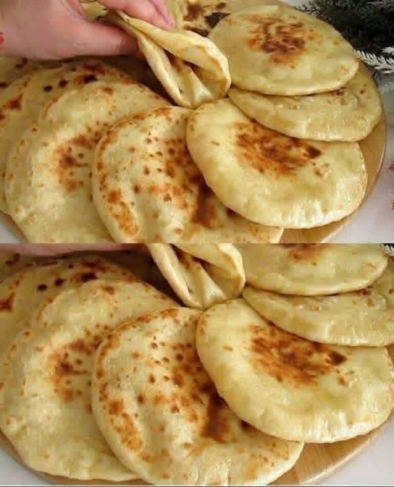 Pan Plano a la Sartén Súper Esponjoso