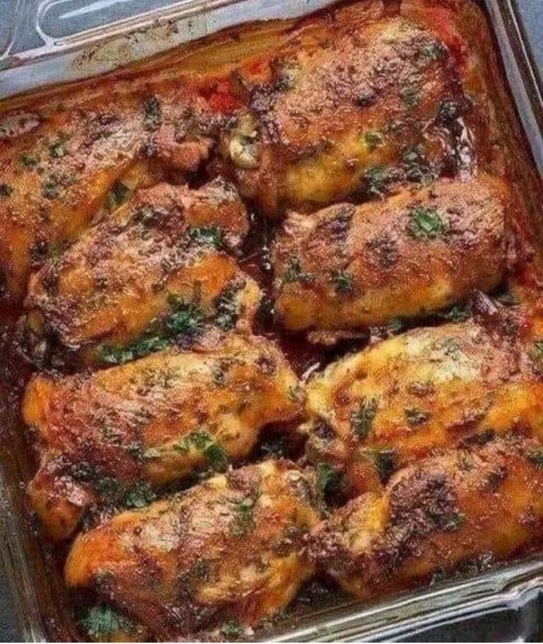 Receta de Contramuslos de Pollo al Horno Jugosos y Especiados