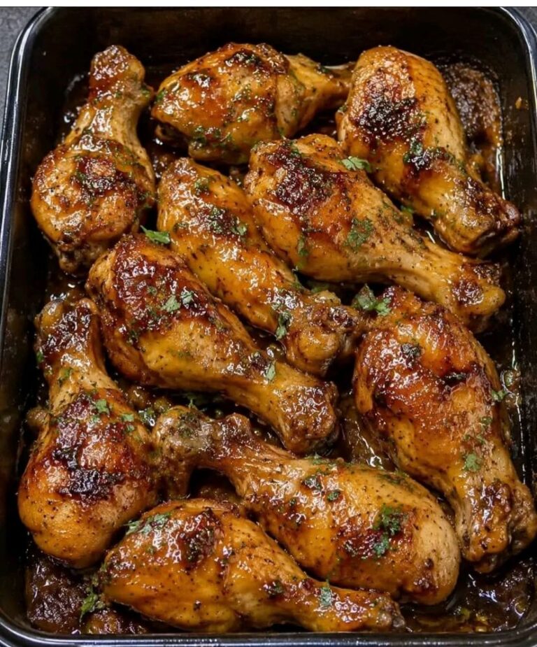 Alitas y Jamoncitos de Pollo al Horno con Miel y Ajo