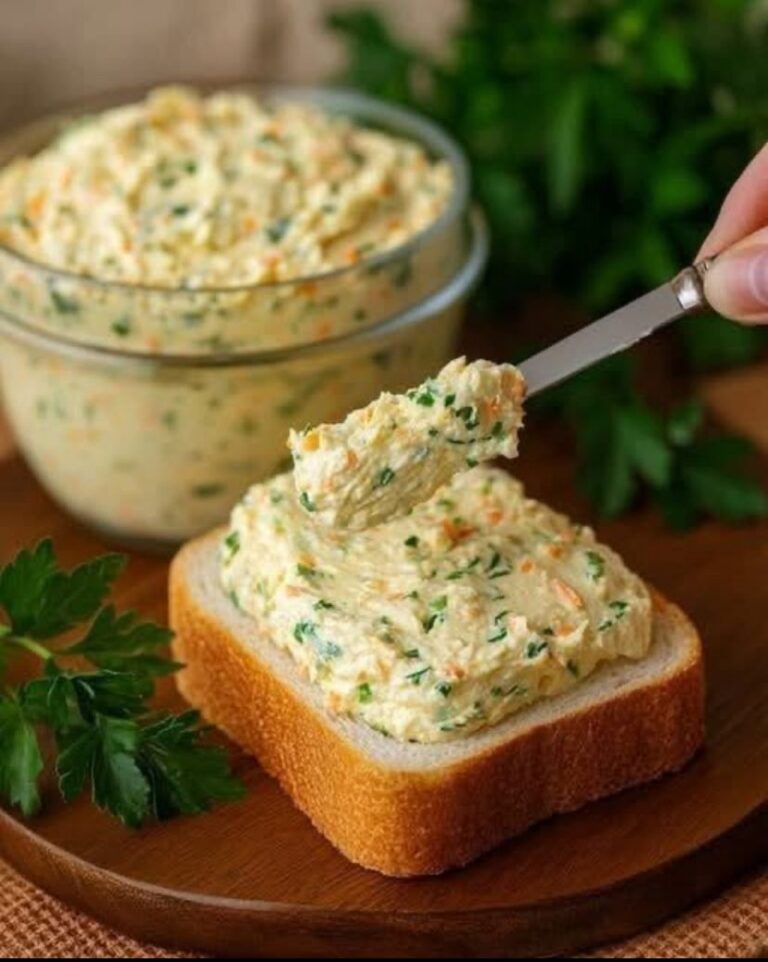 Crema de Mantequilla de Ajo, Zanahoria y Hierbas Frescas